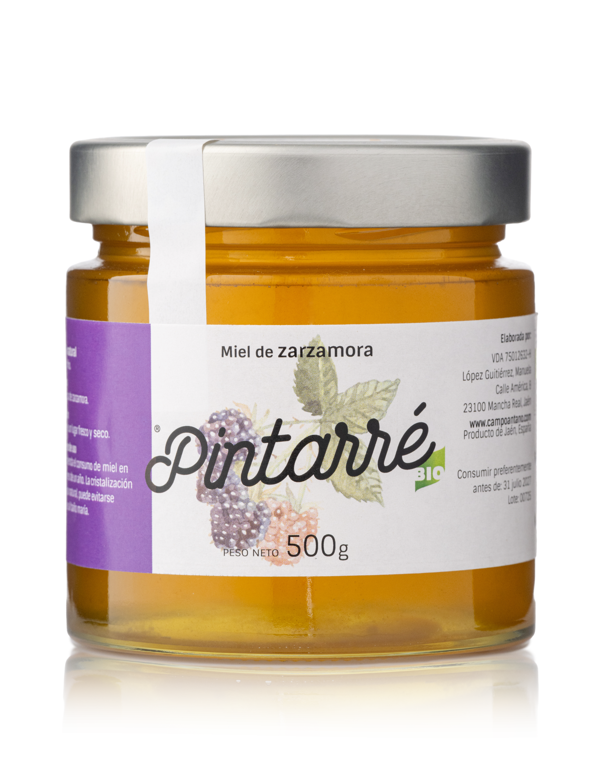 Miel ecológica  500g Zarzamora
